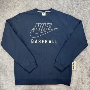 Nike Navy Baseball Sweatshirt